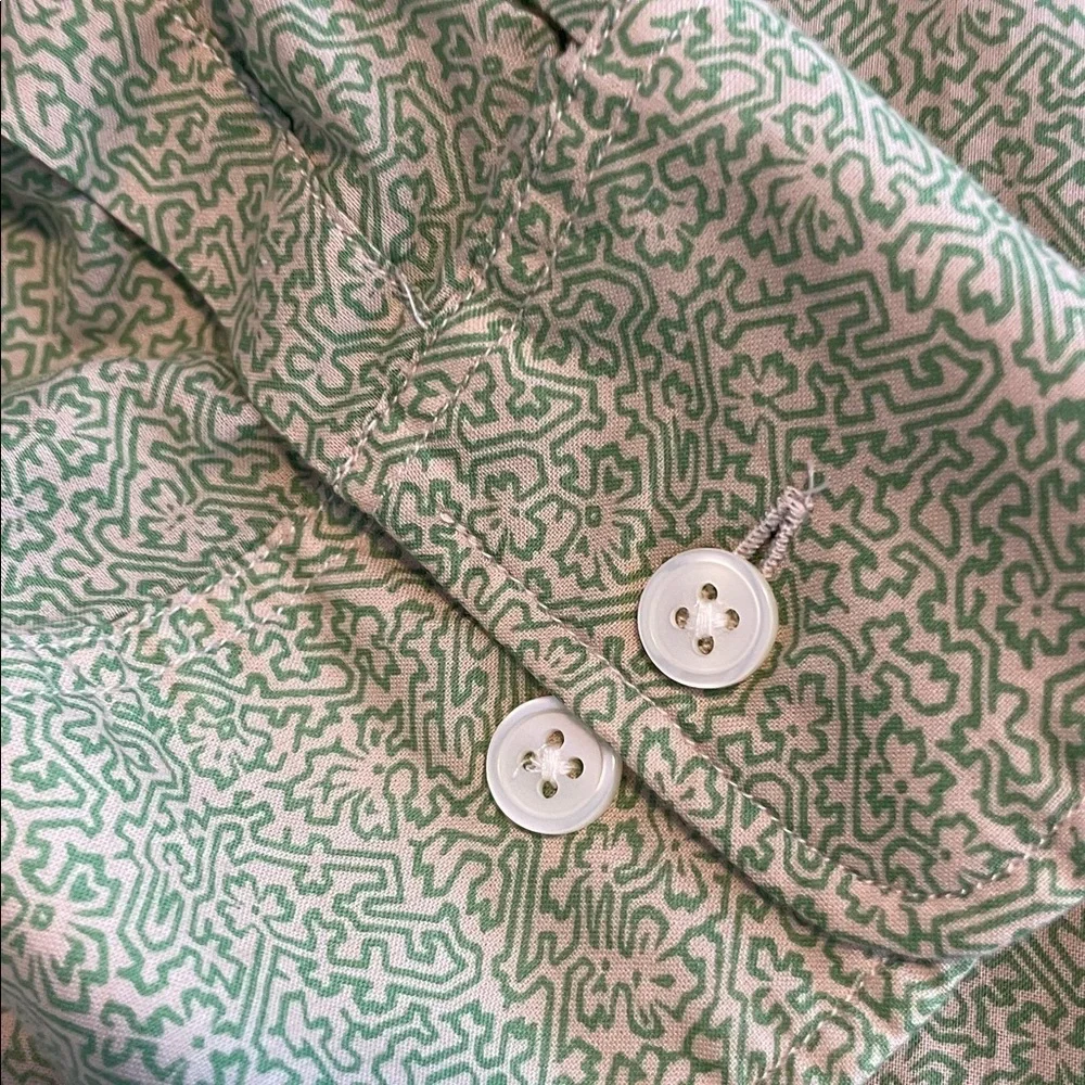 Claiborne by John Bartlett Olive Button-Down Shirt